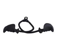 Tuesoa Ergonomic Triceps Rope Pull Down with Anti-Slippery Natural Rubber Grip for More Muscle Fibers-Gym Rope for Push Downs