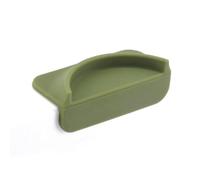 Tuesoa Espresso Coffee Tampers Mat Station Tampering Holder Corner Mat Pad Silicone Coffeeware Tamping Tool Easy to Use Green