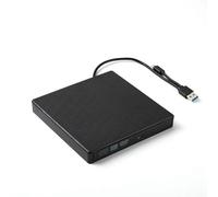 Tuesoa External DVD Drive USB 3.0 Portable +/-RW Player for CD ROM Burner Compatible with Laptop Desktop PC