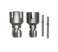 Tuesoa Hex Shank Pipe Threading Die 4/6 Points PVC Pipe Threader Kit Pipe Threading Tool