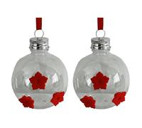 Tuesoa Hummingbird Feeder,Humming Bird Feeders,Hummingbird Leak Proof Feeder for Outdoors Hanging 2Pcs