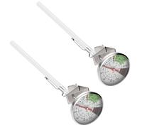 Tuesoa Instant Read Pocket Milk Frothing Thermometer With1 Inch Dial 5 Inch Probe Clip,for the Coffee Drinks,