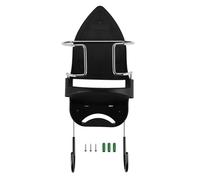 Tuesoa Iron Board Hanger Wall Mount Electric Iron Holder Iron and Ironing Board Storage Organizer Shelf with Removable Hooks -1
