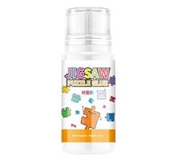 Tuesoa Jigsaw Puzzle Glue, 60ML Jigsaw Glue with Sponge, Non- and Quick Dry Puzzle Sealer Easy to Use