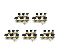 Tuesoa Left Right Classical Guitar String Tuning Pegs Machine Heads Tuners Keys 15L15R Professional Guitar Accessories,Black