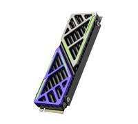 Tuesoa M.2 SSD Heatsink 2280 NVME NGFF Radiator Magnesium Aluminum Alloy PC Efficient Cooler withThermal Silicone Pad