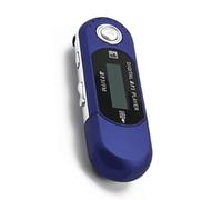 Tuesoa Mini MP3 Player USB 2.0 Small Flash Drive Multilanguage LCD Music Player with 3.5mm Audio Jack Automatic Shutdown (B)