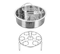 Tuesoa Multifunctional Pressure Cooker Steamer Egg Rack Tray Steamer Accessories for Pot,Egg Steamer Rack