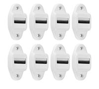 Tuesoa Pack of 8 Belt Guide Roller Shutter Belt Guide with Roller and Brush Roller Blind Belt Guide(Roll Up to 23mm Belt Width)