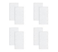 Tuesoa Pegboards, Pegboard Wall Organizer Panels, Peg Boards for Wall, Craft Room, Kitchen, Garage, Living Room,(16Pcs)