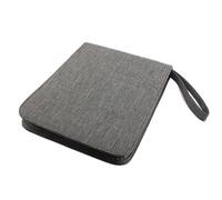 Tuesoa Pen Container Bag Capacity Fountain Pencil Case 24 Slots Zipper Multifunctional Canvas Writing Holder Supplies Easy Install Easy to Use Gray