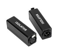 Tuesoa Professional Mono Common Ground Audio Isolator Acoustic Noise Filtering to Current Sound Balancing Adapter