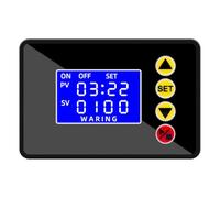 Tuesoa Programmable Digital Timer Switch Relay Control Time Controller Delay Relay Cycle Timing On/Off DC 12V
