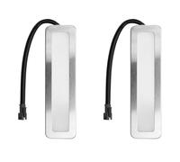 Tuesoa Range Hood Light Bulbs,120mm LED Cooker Light 1.5W Rectangle Smoke Ventilator Lamp,DC 12V White SM Socket-Male-Frosted