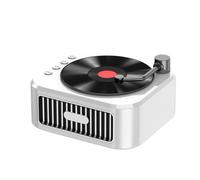 Tuesoa Retro Bluetooth5.3 Speaker 18th Century Phonograph Style Speaker 360° Stereo Sound Vinyl Record A