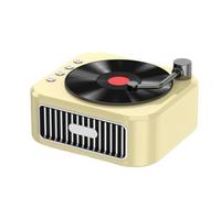 Tuesoa Retro Bluetooth5.3 Speaker 18th Century Phonograph Style Speaker 360° Stereo Sound Vinyl Record B