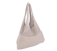 Tuesoa Retro Crochet Beach Handbag for Girls,Summer Hollow Out Hand Woven Bag,Women Hollow Knitting Handbag