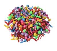 Tuesoa Set of 200 Mini Parisian Fasteners Multicolor Stamping Scrapbooking DIY Tool 4.5mm