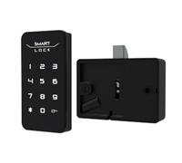 Tuesoa Smart Cabinet Lock Password Drawer Lock Black Combination Security Keyless Cam Lock for School Locker,Gym Locker,Cabinet