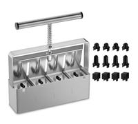 Tuesoa Soil Blocker Soil Block Maker Soil Blocker Metal for Seed Starting with Strong Hand Held, Soil Blocking Tool for Grow Seedling