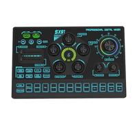 Tuesoa SX91 Live Sound Card USB Sound Mixer Professional Audio Mixing Console Amplifier for Live Sing PC Laptop Cellphone