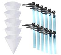 Tuesoa Tree Taps for Syrup Maple Syrup Tapping Kit Tree Taps for Syrup Set Includes 12Pcs Maple Syrup Taps, Maple Syrup Filter