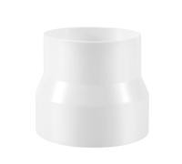 Tuesoa Ventilation Pipe Reducer Adapter Pipe Air Duct Adapter Pipe Connector for Inline Ventilation System(110-100mm)