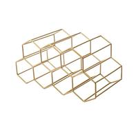 Tuesoa Wine Racks Wine Bottle Holder Small Wine Rack Freestanding Floor Wine Holders Stands Gold