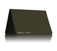 TÜV Tested and Patented Protective Cover Protection for 4 Cards Espresso | RFID NFC Blocker | Magnetic Field Shielding | Jammers for Credit Card, EC Card, Identity Card | 100% Active Protection