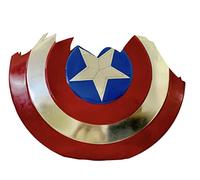 Tuezy Broken Captain Shield Prop Replica | Superhero Cosplay Armor Shield | Premium Metal Finish Display Piece for Fans & Collectors