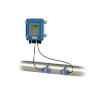 TUF-2000B Non-invasive Digital Ultrasonic Flow Meter Wall Mounted Fixed Type Liquid Flowmeter For Pipe Measurement High Sensitivity, Low Error(High-Temp-M-probe)