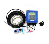 TUF-2000B-TS-2 Ultrasonic Flow Meter Transducer DN25mm-DN100mm Liquid Flowmeter Wall Mounted Type Water Flow Meter