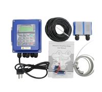 TUF-2000B Wall Mounted Clamp On Ultrasonic Flowmeter RS485 MODBUS Digital Water Liquid Flow Meter With TS-2 TM-1 Sensor Probe(TS-2)