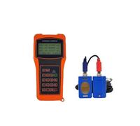 TUF-2000h Handheld Ultrasonic Flow Meter Digital Liquid Flowmeter With TS-2 TM-1 TL-1 Transducer For Copper/PVC Pipe DN25-6000 High Sensitivity, Low Error(Host-M)
