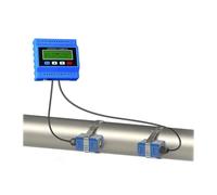 TUF-2000M Ultrasonic Liquid Flow Meter With TS-2 TM-1 TL-1 External Sensor Portable Clamp On Flow Sensors For Copper/PVC Pipe High Sensitivity, Low Error(TL-1)