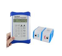 TUF-3000L Handheld Ultrasonic Flow Meter DN15-DN6000 Water Oil Flowmeter Liquid Speed Tester Built-in Battery(Host TM-1 TL-1)