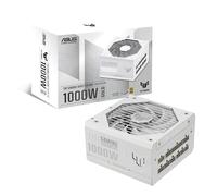 TUF Gaming 1000W Gold White Edition PSU (1000 Watt, Fully Modular Power Supply, 80+ Gold Certified, Military-grade Components, Dual Ball Bearing, Axial-tech Fan, PCB Coating)