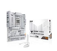 ASUS TUF Gaming B850-PRO WiFi7 Neo, AMD ATX Motherboard, 14+2+1 Power Stages, DDR5 Slot, PCIe 5.0 Ready, 3 M.2 Slots, WiFi 7, Realtek Ethernet 2.5GB, USB-C 20Gbps, Aura Sync, White