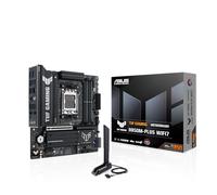 TUF Gaming B850M-PLUS WIFI7 AMD B850 mATX Motherboard, 14+2+1 80A DrMOS Power Stages, DDR5, PCIe 5.0, 3X M.2 Slots, WiFi 7, 2.5Gb Ethernet, DisplayPort, HDMI, Rear USB-C 20Gbps and Front USB-C 10Gbps