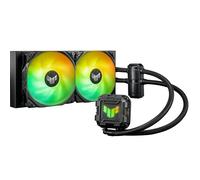 ASUS TUF Gaming LC II - 240mm AIO - CPU Liquid Cooler with Aura Sync RGB, Two PWM 120mm Fans, Decoupled Quiet Pump, Sleeved 400mm Tubing, For Intel LGA 1700/ 1200/ 115x, AMD AM5/ AM4 | Black