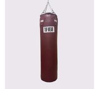 Tuf Wear 4FT Straight Leather Punchbag Oxblood - Oxblood - One Size
