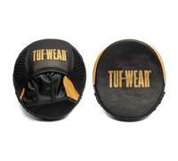 Tuf Wear Atom Button Pads - Compact Micro Boxing Mitts - Hand-Moulded Multi-Layered Textured PU Speed Targets for Precision Training & Coaching (Pair)