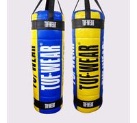 Tuf Wear Balboa 4FT Quilted Punchbag - Blue / Yellow - One Size