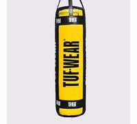 Tuf Wear Balboa 4FT Straight Punch Bag - Black / Yellow - ONE SIZE
