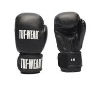 Tuf Wear Carbonium PU Hook and Loop Fastened Tornado Kids Youth Junior Safety Sparring Training Gloves, Black, Three, 4oz, 6oz, 8oz, T