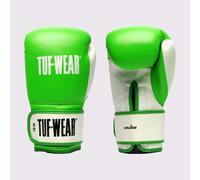 Tuf Wear Cruise Training Gloves - Green / White - 16oz