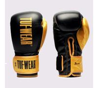 Tuf Wear Falcon Hook & Loop Training Gloves - Black / Gold - 12oz