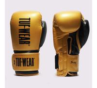 Tuf Wear Falcon Hook & Loop Training Gloves - Gold / Black - 16oz