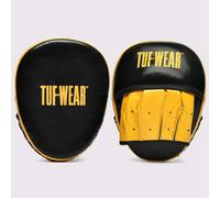 Tuf Wear Falcon Leather Curved Focus Pads - Black / Gold - One Size