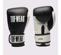 Tuf Wear Cruise Durable Synthetic Leather Hook And Loop Boxing Training Workout Bag Sparring Gloves Kids, Junior Boxer, 4oz, 6oz, 8oz, Black, TW3455